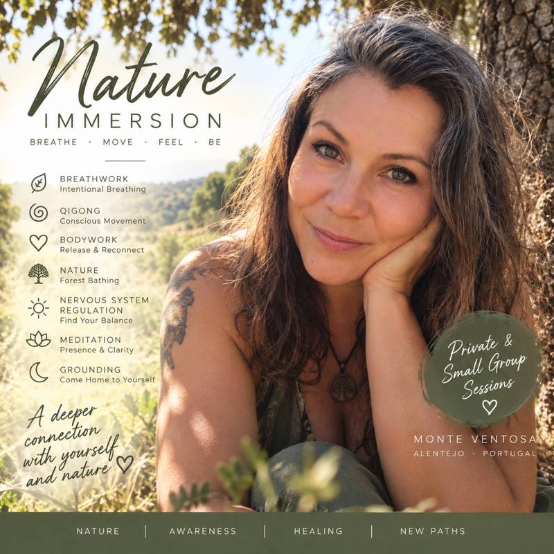 IMERSÃO NA NATUREZA – Sessão privada de 3 horas para pessoas nervosas