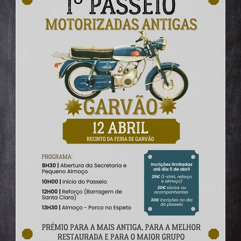 1º passeio motorizadas antigas
