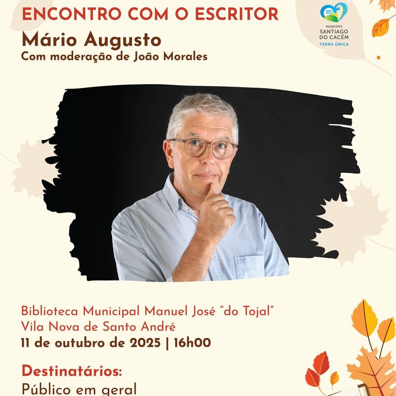 Encontro com o escritor Mário Augusto