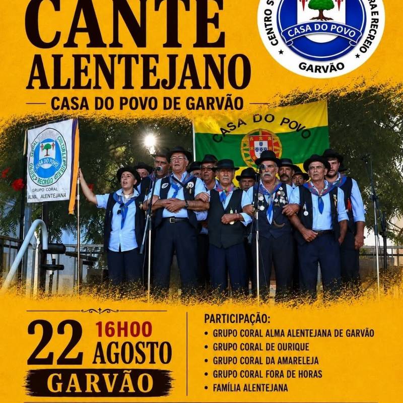 Tarde de Cante Alentejano em Garvão
