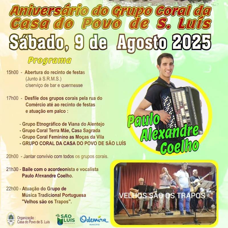 O grupo coral da Casa do Povo de São Luís