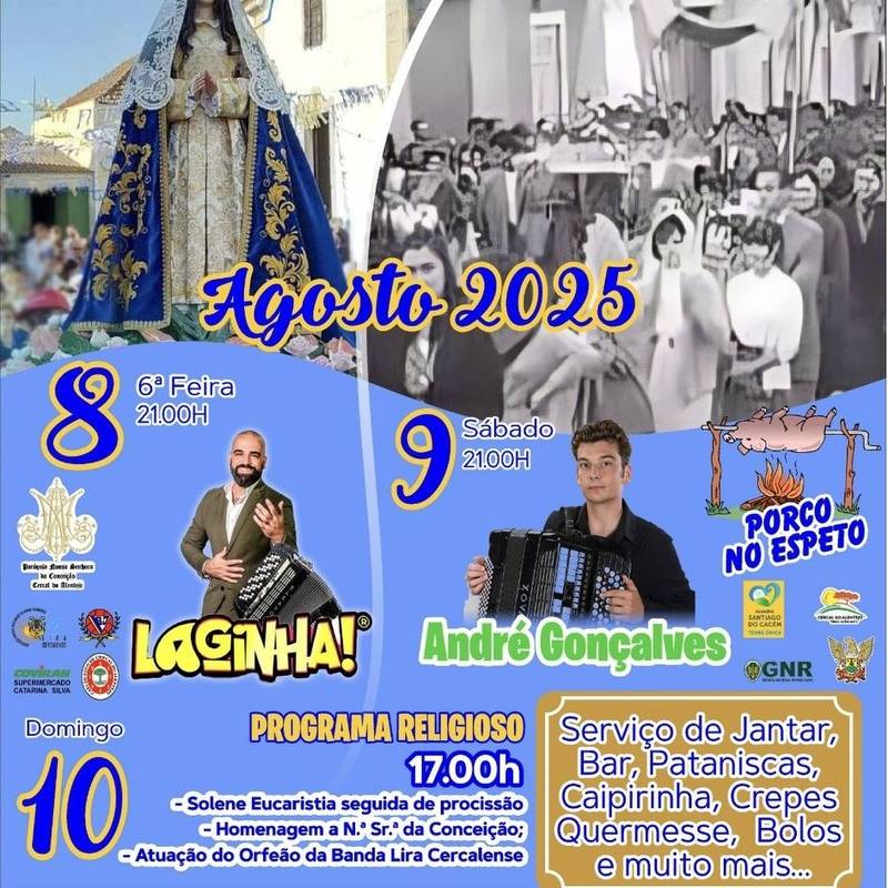 Tradicionais festas de nossa Senhora da da Conçeicão