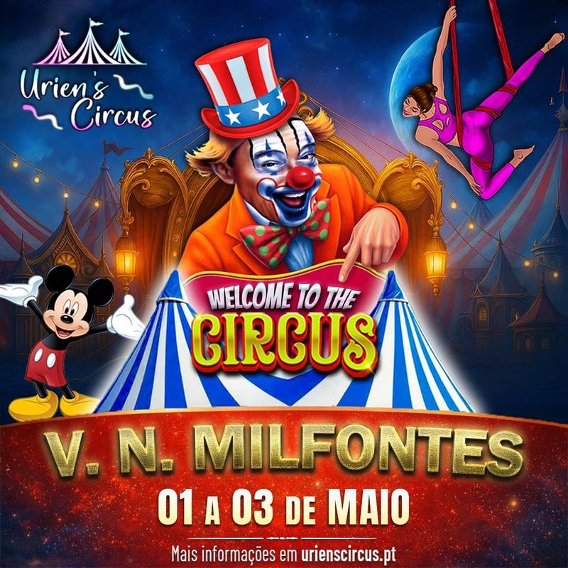 O circo está a chegar