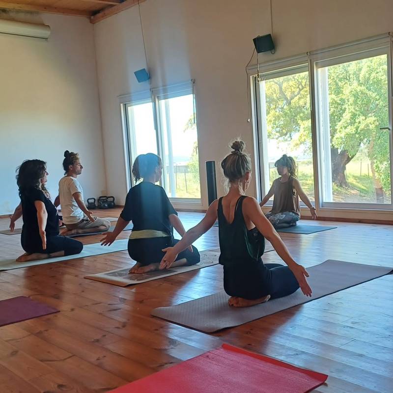 Pilates class