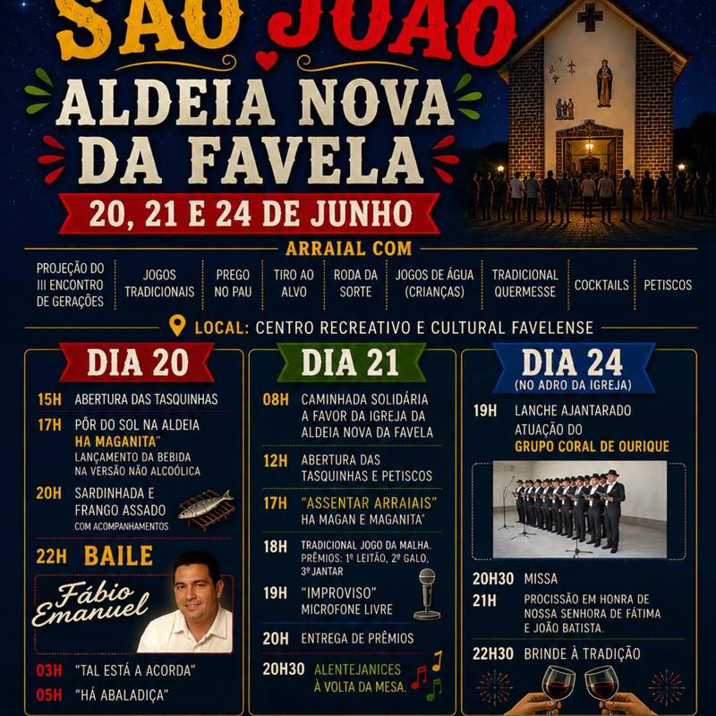 Arraial de Sao Joao - Aldeia nova da Favela