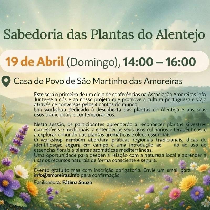 Sabedoria das plantas do Alentejo