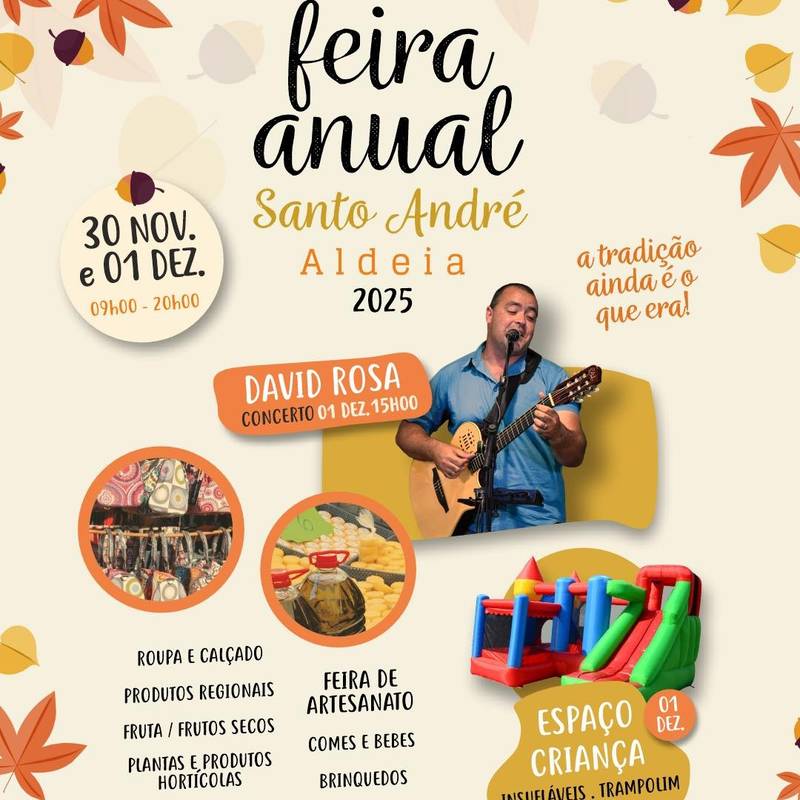 Feira Anual na Aldeia de Santo André