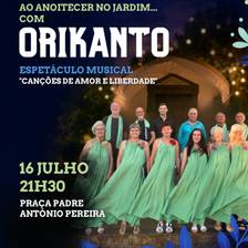 Ao Anoitecer no Jardim… com o grupo orikanto i "Canções de Amor e Liberdade"